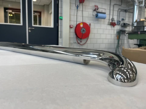 Mirror gepolijst RVS hekdeel